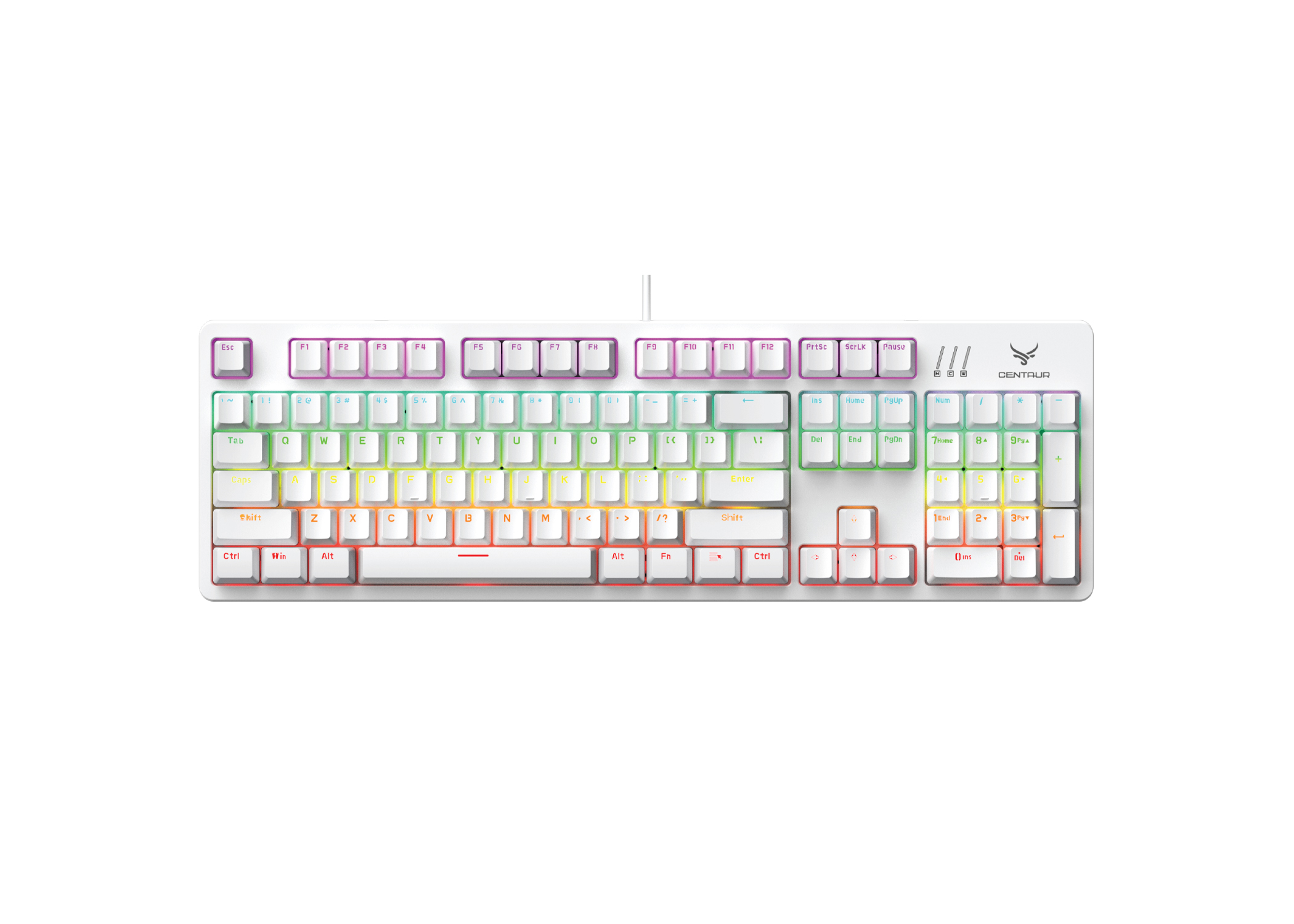 BÀN PHÍM CƠ GAMING GV999 White
